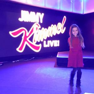 Lindsey Lamer on Jimmy Kimmel Live on 1222015