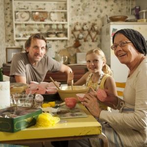 Jennifer Orla Hill cooking with Marion Vanessa Redgrave and James Christopher Eccleston