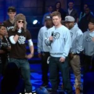 Jacob Williams rap battles against Mikey Day in the Wildstyle round of Wild N Out 2013