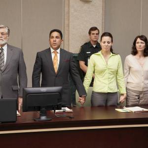 Still of Oscar Nuñez and Virginia Welch in Prosecuting Casey Anthony (2013)
