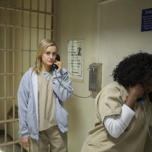 Still of Taylor Schilling and Danielle Brooks in Orange Is the New Black 2013