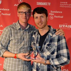 Cinematographer Matt Porwoll L and director Matthew Heineman of Cartel Land pose with the US Documentary Special Jury Award Cinematography at the Awards Night Ceremony during the 2015 Sundance Film Festival