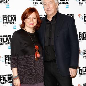 Alan Rickman and Clare Stewart at event of A Little Chaos 2014