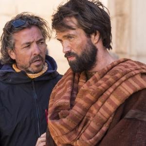 Tony Mitchell with Emmett Scanlan as Saul/Paul in A.D. The Bible Continues