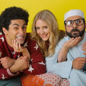 Publicity Image Two Refugees and a Blonde
