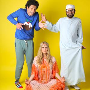 Publicity Image Two Refugees and a Blonde