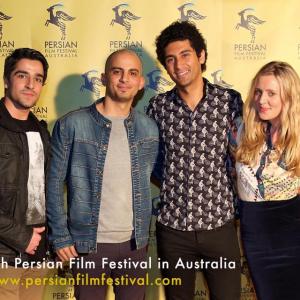 At the Persian Film Festival 2015 with writer and actor Osamah Sami and friends.