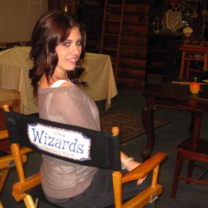 Brittany Rizzo on the set of Wizards of Waverly Place