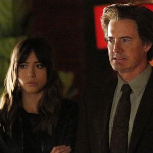 Still of Kyle MacLachlan and Chloe Bennet in Agents of SHIELD 2013