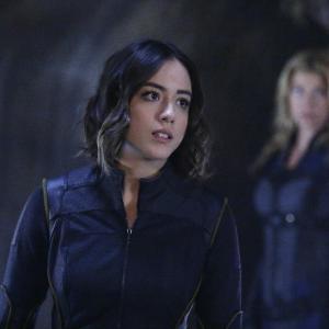 Still of Adrianne Palicki and Chloe Bennet in Agents of SHIELD 2013