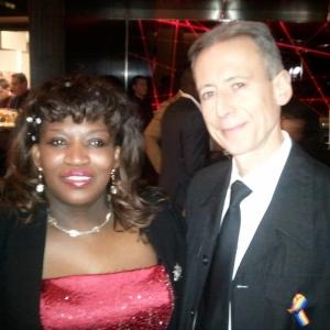 With Peter Tatchell Screen nations Film  Tv Awards 2013