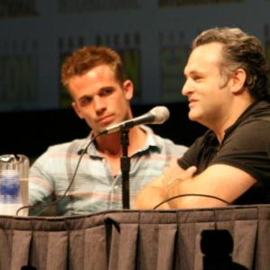 Stephen Moyer Genndy Tartakovsky and Cam Gigandet