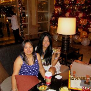 At The Peninsula Hotel, Manila with Hazel Pimentel Hernandez