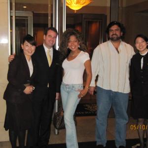 The staff and Manager at The Ritz Carlton Tokyo