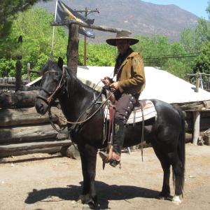 riding my mustang  location my 1800s fort Alpine Ca