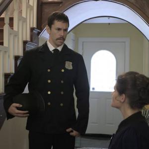 Still from Defending Lizzie with actor Gabriel Lee