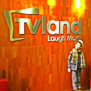 JP Vanderloo at TVLand for a fitting for promo for JIF