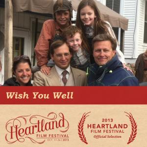 Wish You Well _ Official Selection of the 2013 Heartland Film Festival. Pictured here: Producers Sara Elizabeth Timmins, David Baldacci, Cast - Josh Lucas, Seamus Davey-Fitzpatrick, Mackenzie Foy, JP Vanderloo