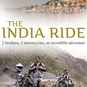 The India Ride Television show and book cover. Ryan Pyle is on the left side.