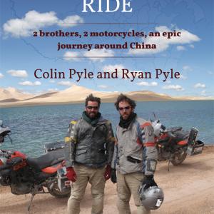 This is the cover to The Middle Kingdom Ride Television Series and book. Ryan Pyle is in the Gray Jacket on the Right.