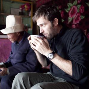 Ryan Pyle on the remote border of China and Tajikistan enjoying a hot cup of tea in a local villagers home 2012