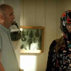 Still of Bob Clendenin and Busy Philipps in Cougar Town (2009)