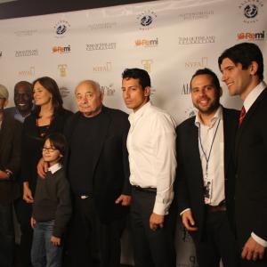 Mireille Bourjolly Flavio Alves Laurie Folkes Dawn Young Edward Sass Burt Young Alex Kruz Roy Wol Jacques Mitchell at the NYC premiere of Tom in America at the Cantor Film Center 2014