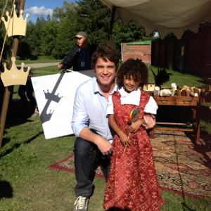 Aaliyah Cinello with actor Eddie McClintock of Warehouse 13