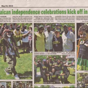 Aaliyah Cinello Celebrating Jamaican Independence Day