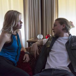 Still of Kim Dickens and Charlie Hunnam in Sons of Anarchy 2008