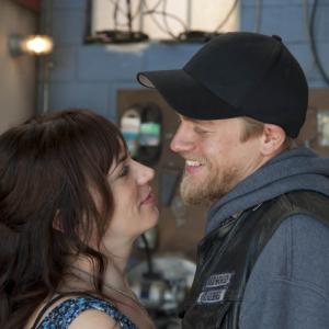 Still of Charlie Hunnam and Maggie Siff in Sons of Anarchy 2008