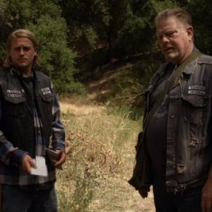 Still of Charlie Hunnam and William Lucking in Sons of Anarchy 2008
