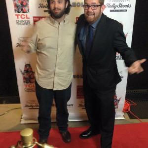 Attending The Hollyshorts Film Festival at The Chinese Theater in Hollywood, California with First Assistant Director Jimmy Freixa