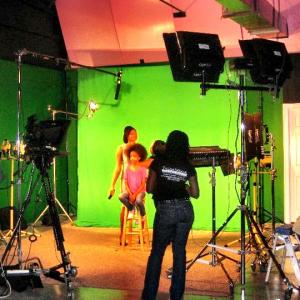 On the set of Kinky Wavy Commercial
