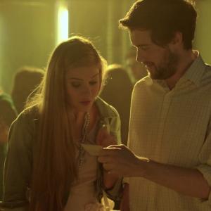 Still of Clare Fettarappa and Jack Whitehall from Fresh Meat