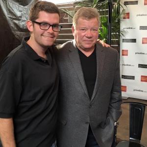 Interviewing William Shatner at the 2016 Hollywood Horse Charity Gifting at The Six Restaurant in Studio City LA