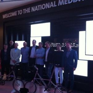Production Team of Bicycle Documentary at the UK Premiere at the National Media Museum, Bradford