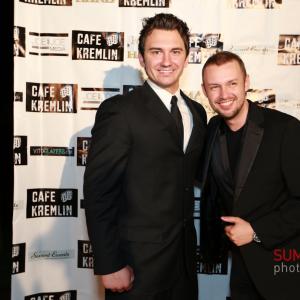 Jordan Miczek and Vito Glazers at the red carpet premiere of Cafe Kremlin Season 2