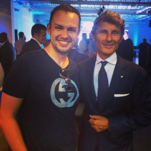 Vito Glazers (CEO: One World Publishing) and Stephan Winklemann (CEO of Lamborghini) and Bentley Gold Coast event summer 2014