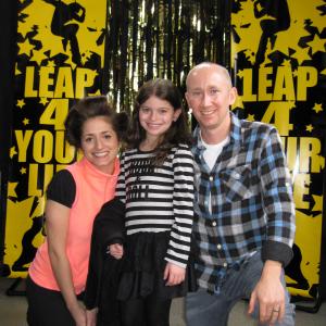 Dalila Bela WriterActress Taylor Hill  Dir Gary Hawes on the set of Leap 4 your life
