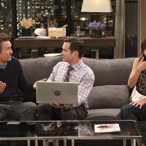 Still of Matthew Perry Lindsay Sloane and Thomas Lennon in The Odd Couple 2015