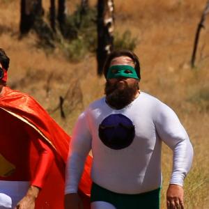 Sam Macaroni and Shay Carl in Epic Superheros