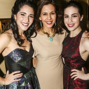 Opening night of Fiddler on the Roof on Broadway also pictured Jessica Hecht and Jenny Rose Baker