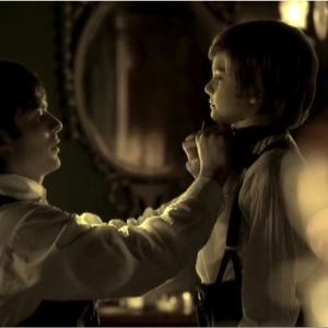 Still of Sawyer Bell and Ian Somerhalder in The Vampire Diaries