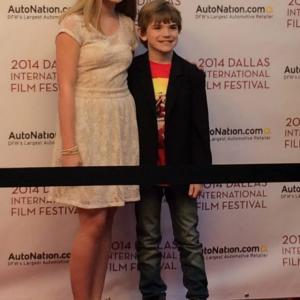 On the red carpet at the 2014 Dallas International Film Festival DIFF