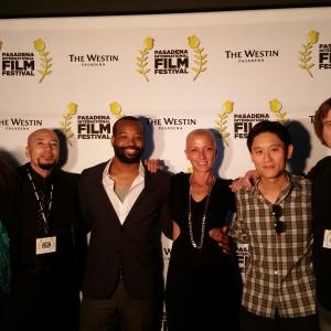 The cast and executive producer of The Class Analysis at the Pasadena International Film Festival Nominated for Best Short Film