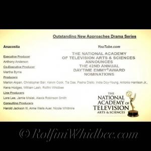 My first ever Day Time Emmy Nomination...a true blessing.