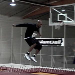 One the Set of Road to Slamball