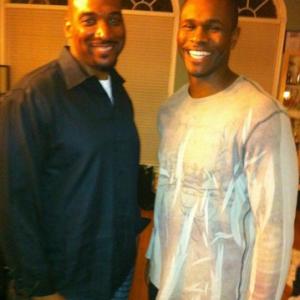 On the Set of Anacostia the web series with former NFL great Darnerien McCants.