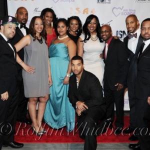 The cast of Anacostia the web series at The 4th Annual Indie Soap AwardsISA4held on February 19 2013 at New World Stages in New York